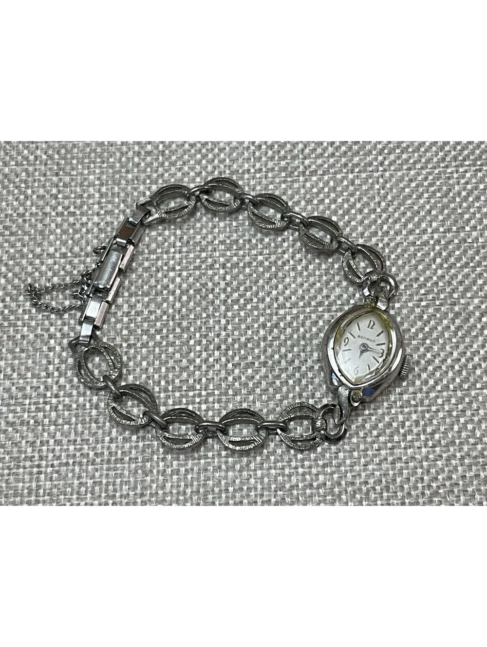 VTG Benrus 1960's Ladies Wrist Watch Wind Up 1/20 10k Band